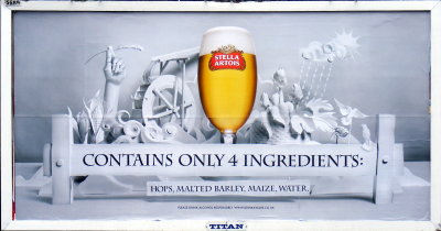 Cheeky Stella Artois ad campaign