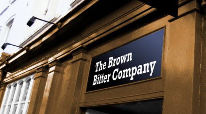 The Brown Bitter Company. (Mockup image.)