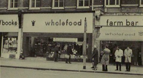 Wholefood store scanned from a 1970s cookery book.