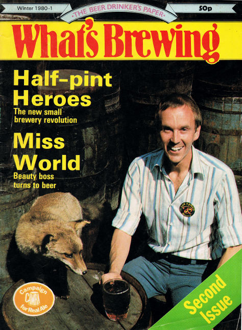 What's Brewing magazine, Winter 1980/81, featuring David Bruce.