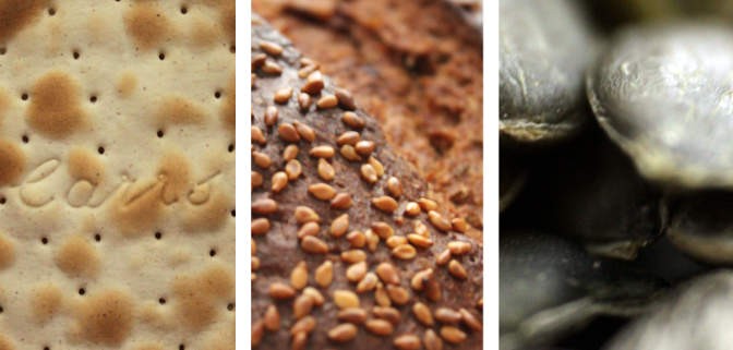 Crackers, bread and sunflower seeds -- malt-type flavours.
