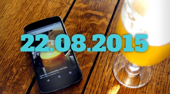 Smartphone and a glass of beer overlaid with date.