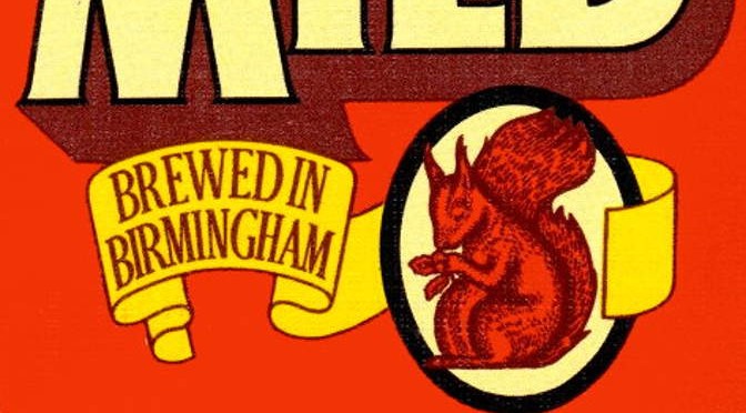Detail from Ansell's beer mat, 1970s: "Brewed in Birmingham".