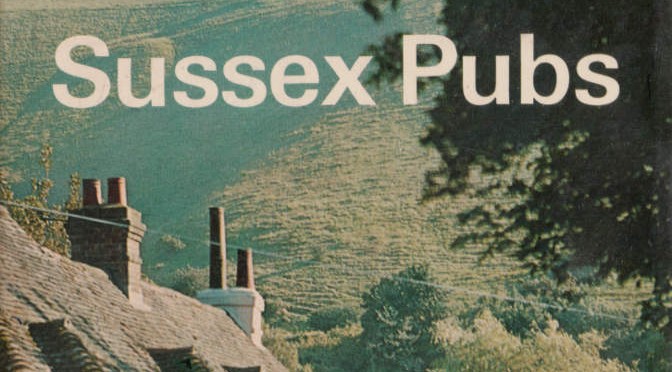 Detail from the cover of 'Sussex Pubs', Batsford books.