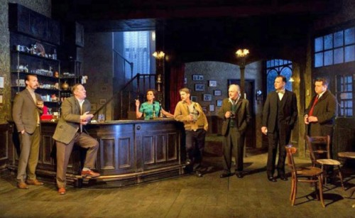Harry's Bar -- a shot of the theatrical staging of Hangmen.