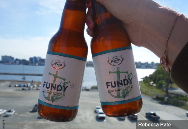 Bottles of Alexander Keith's 'Fundy'.