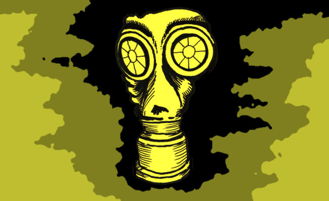 Illustration: Gas mask.