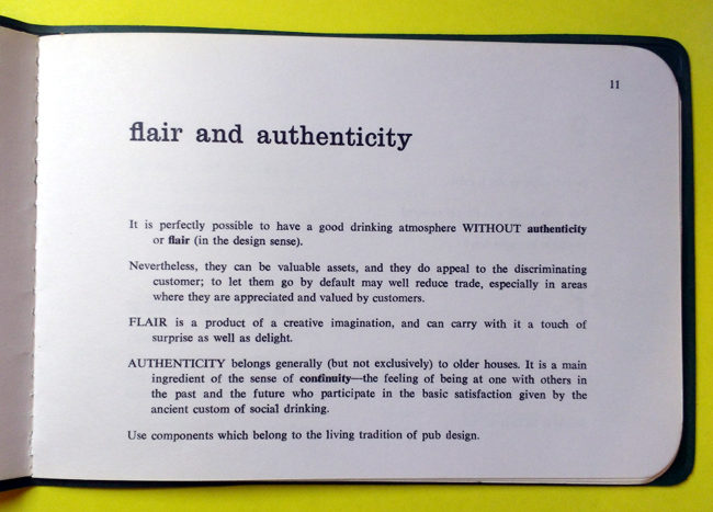 Page 11: Flair & Authenticity checklist.
