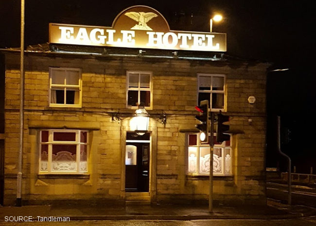 The Eagle Hotel.