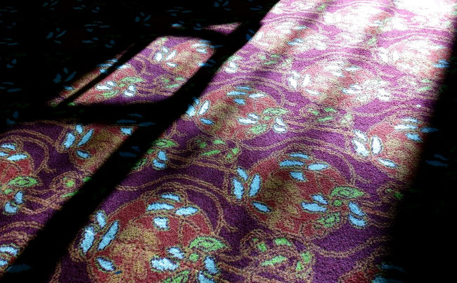 The carpet at the Imperial, Exeter.