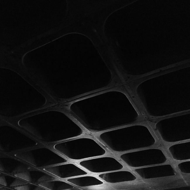 The bare ceiling of the Elephant & Castle pub.