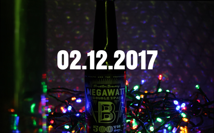 Brixton Brewery beer in Blade Runner light.