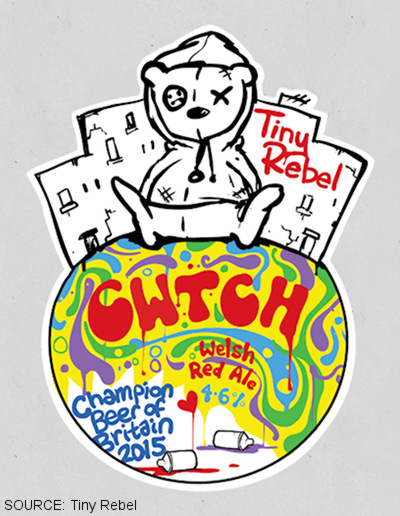 The label for Cwtch.