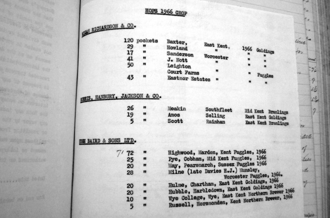 Report on the 1966 hop crop.