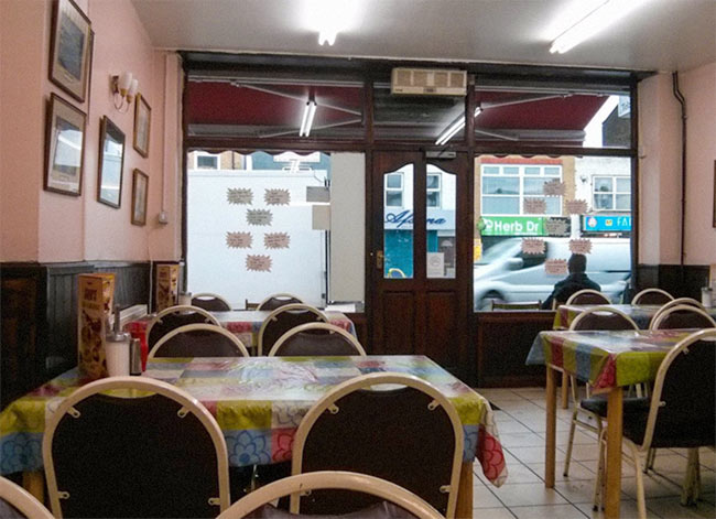 Greasy spoon cafe, Bethnal Green.