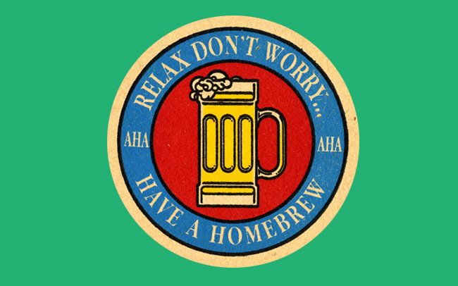 Homebrew beer mat.