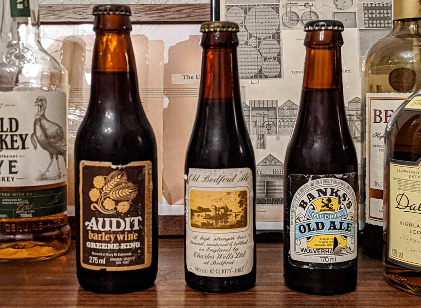 A selection of ancient beers.