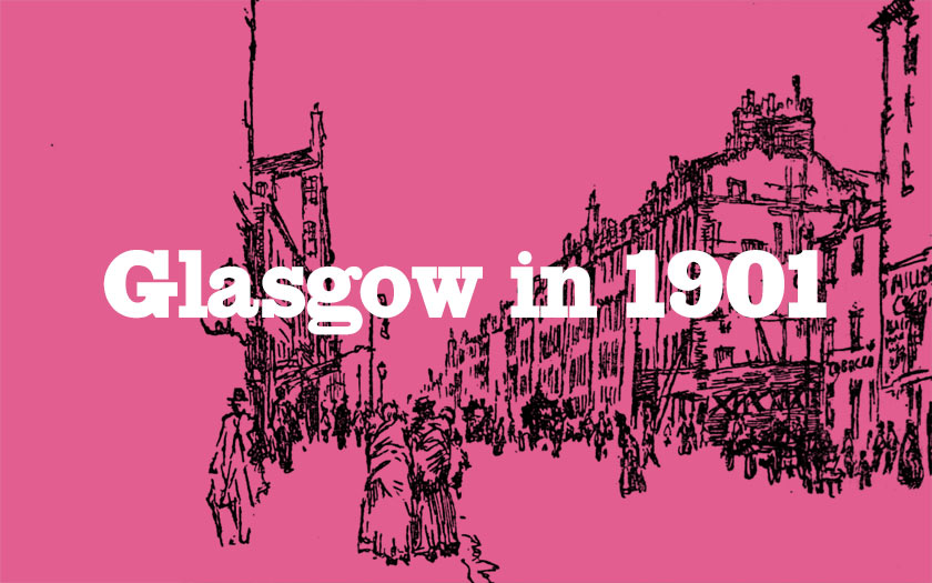Illustration of Glasgow in 1901