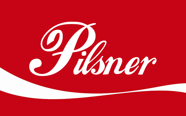 Pilsner Coke logo.