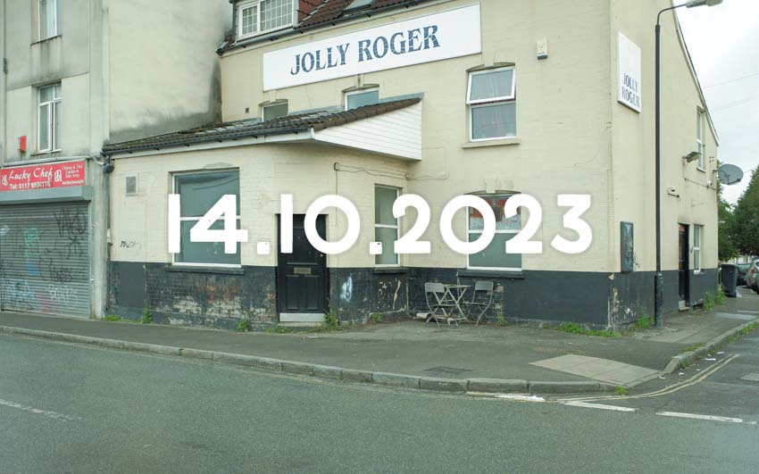 The Jolly Roger, a run down pub in Bristol.
